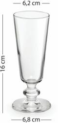  Hermia Wine Glass Set (4 Pieces) Gold Transparent Pure 180 - Gold, Transparent