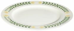 Hermia Dinner Set (24 Pieces) White Green Yellow Florania Bonsai 24 Ytkm