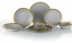 Hermia Dinner Set (24 Pieces) Grey Gold FRZ24Y2A856A14520
