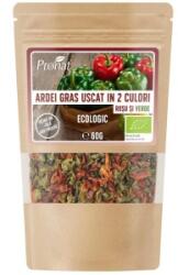 Pronat Glass Pack Ardei Gras Uscat, in 2 Culori, Rosu si Verde, Bio, 60 g