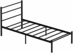  Hanah Home Egyszemélyes ágykeret Fekete Basic - Fekete 100x200