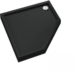 Schedline Cameron Black Mat ötszögletű zuhanytálca 80x80 cm fekete 3ST. C1PK-8080/C/MG (3STC1PK8080CMG)