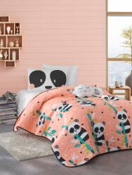  L' essential Maison Panida egyszemélyes ágytakaró szett PinkGreenBlackWhite - Rózsaszín