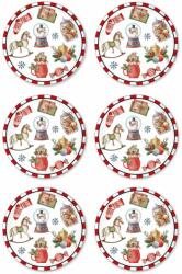  Hermia Cake Serving Set (6 Pieces) Multicolor NEW028