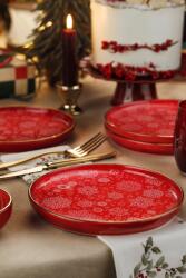  Hermia Cake Serving Set (4 Pieces) Red NPNOR19DUS48971191
