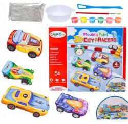 Manyuk Toys Set de turnare ghips DIY: mașini de curse (8569)