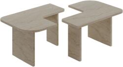 Hanah Home Dohányzóasztal Szett Travertine Iris - Travertin