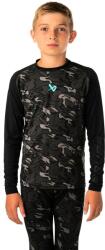 Bauer Performance Baselayer Printed LS TOP Black Youth Póló L