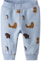 NAME IT pantaloni de petrecere a timpului liber pentru băieți cu imprimeu animalier pufos albastru (14B181)