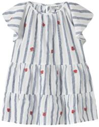 NAME IT Rochie fete de vară cu volane fără mâneci, brodată cu dungi, 86-122 albastru-albastru (14EB0B)