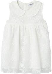 NAME IT dantelă guler fără mâneci casual fată rochie cu guler dantelă crem (1406F8)