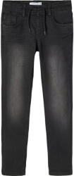 NAME IT Blugi băieți, negri, cu snur, 128-164 Negru/ Denim negru (13DBC0)