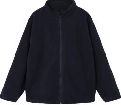 NAME IT Cardigan băieti polar negru cu fermoar albastru închis (13454C)