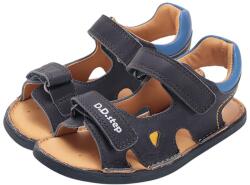 D. D. STEP Sandale băieți Barefoot, varf deschis, cu velcro, albastru inchis, 26-30 albastru închis (14BDBE)