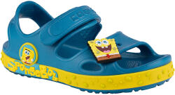 COQUI Sandale băieti Yogi cu ornament - SpongeBob SquarePants, 22/35 albastru/galben (147B68)