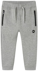 NAME IT Pantaloni trening băieti pufoși, gri cu buzunare, 92-122 gri/Gri Melange (1481B8)
