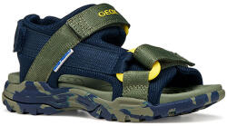 GEOX sandale băieți cu velcro albastru închis/kaki (14C14E)
