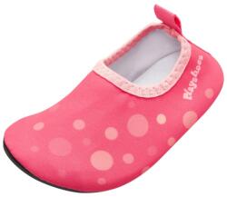 Playshoes Pantofi de apă, plaja fete, rozcoral cu buline, 22-29 coral (14C511)
