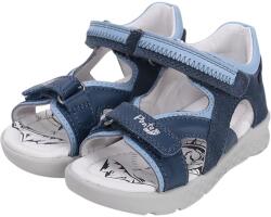 Ponte20 sandale pentru băieți cu curele velcro supinate albastru închis/albastru (14BE82)
