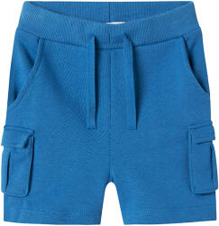 NAME IT Pantaloni scurti băieti, bleu, snur si buzunar lateral, 92/128 albastru/Star Sapphire (14679D)