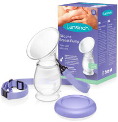 Lansinoh Colector de lapte și pompă de sân din silicon (11C387)