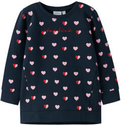 NAME IT model de inimă pulover pufos pentru fete albastru (148347)
