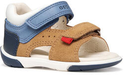 GEOX sandale pentru băieți cu pas frontal cu velcro caramel/albastru (14C0C6)