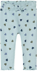 NAME IT pantaloni de bumbac pentru fete cu model merge albastru (14273D)