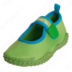 Playshoes Pantofi de apă, plaja copii, cu velcro, verde verde (F1ECE)