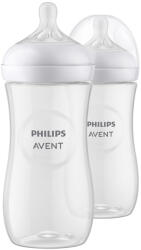 Philips Biberon Natural Response 330 ml 3 luni+ 2 bucăți (13C5E5)