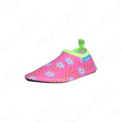 Playshoes Pantofi de apă, plajă, fete, roz cu flori, 18/27 model roz (11DCA7)