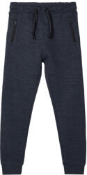NAME IT Pantaloni trening băieți, bleu cu buzunare cu fermoar, 128/164, 8-14 ani albastru melir/ Safir închis (1368E2)