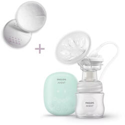 Philips SCD323/11 Pompă de sân electrică Essential cu suport pentru sutien gratuit (14A0D4)