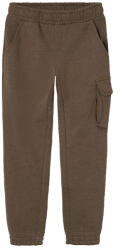NAME IT Pantaloni trening băieti, buzunar lateral, 116/152, 6-12 ani verde kaki (13DC3A)