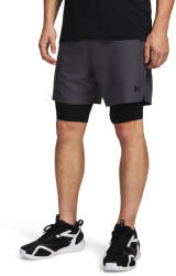 Under Armour Vanish Wven Short 2.0 2in1 Castlerock / Black Férfirövidnadrág L