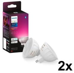 Philips 4 darabos szett Philips Hue WACA LED RGBW fényerőszabályozható izzó GU5, 3/MR16/6, 3W/12V 2xP5829 (P5829A)