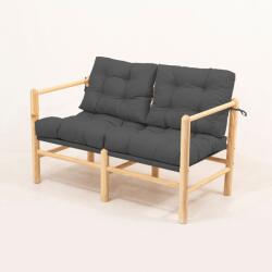  Hanah Home Garden 2-Seat Sofa Anthracite MYG04 - Anthracite