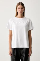 Twinset női pamut póló - fehér XS - answear - 34 990 Ft