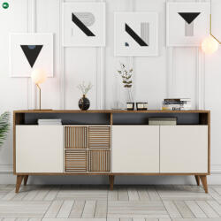 ASIR Milan - Walnut, Cream