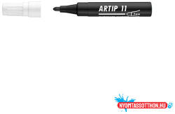 ICO Flipchart marker ICO Artip 11 Teddy kerek fekete 1-3mm