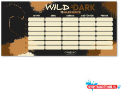 Ars Una Órarend ARS UNA egylapos kétoldalas Wild On The Dark