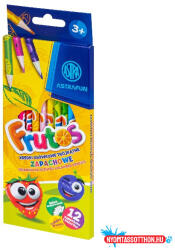Astra Színes ceruza ASTRA FUN Frutos háromszögletű 12 darabos