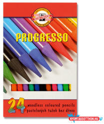 KOH-I-NOOR Színes ceruza KOH-I-NOOR 8758 Progresso hengeres 24 darabos készlet