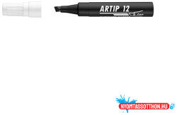 ICO Flipchart marker ICO Artip 12 vágott fekete 1-4mm