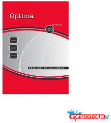 Optima Etikett OPTIMA 32121 25, 4x10mm 18900 címke/doboz 100 ív/doboz