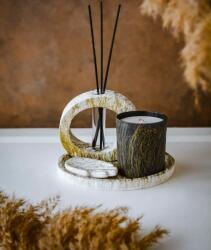 Aberto Design Candle Set (4 Pieces) Gold Ers1264