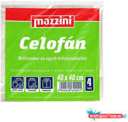 MAZZINI Celofán MAZZINI 4 ív 40x40 cm