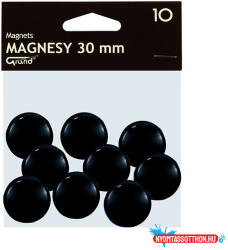 GRAND Táblamágnes GRAND 30 mm fekete 10 darabos