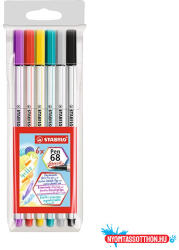 STABILO Ecsetfilc STABILO Pen 68 Brush 6 darabos