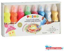 Primo Tempera PRIMO 50 ml 4 neon + 4 metál 8 darabos